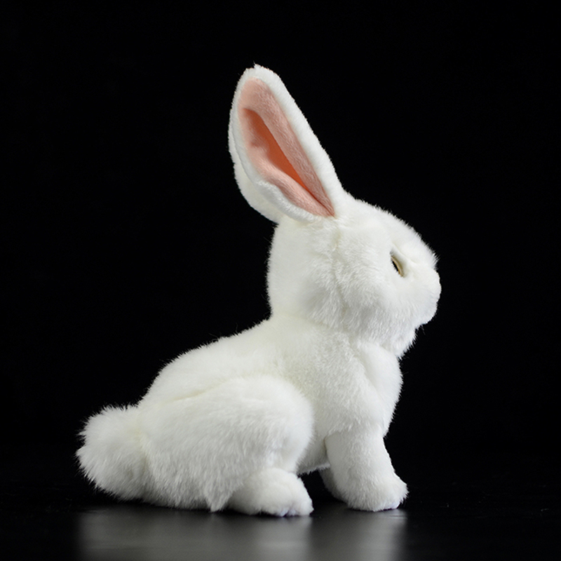 Lifelike Snowy White Bunny Plush โ photo 2