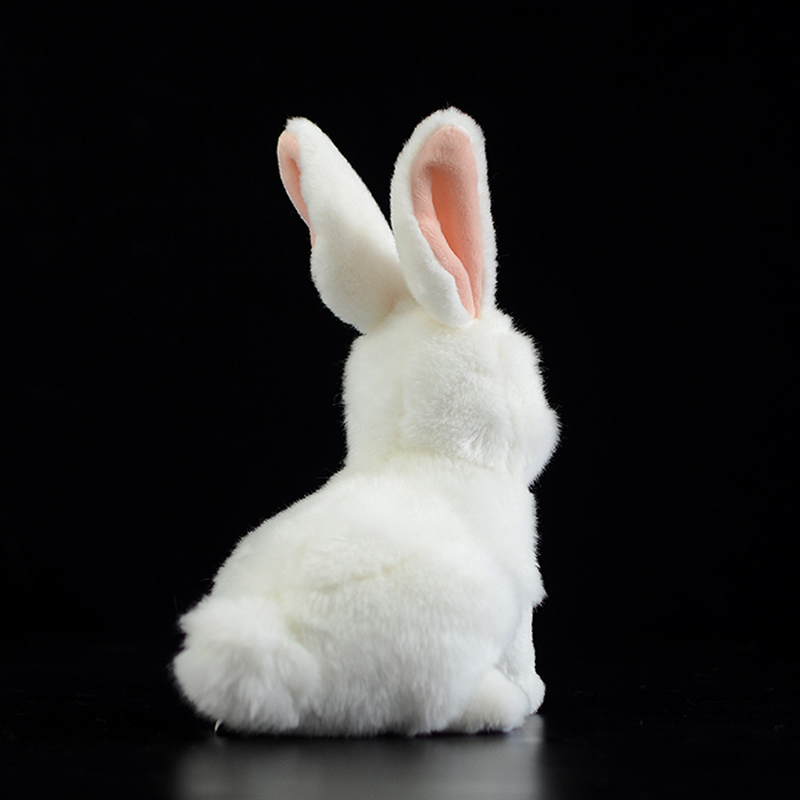 Lifelike Snowy White Bunny Plush โ photo 5