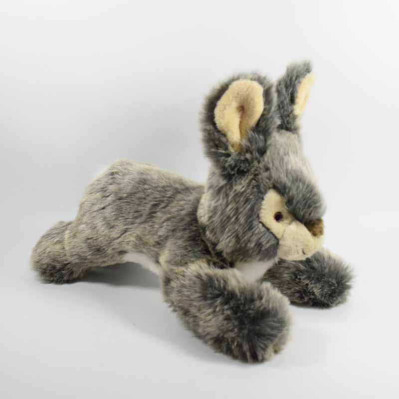 Floppy Gray Bunny Plush