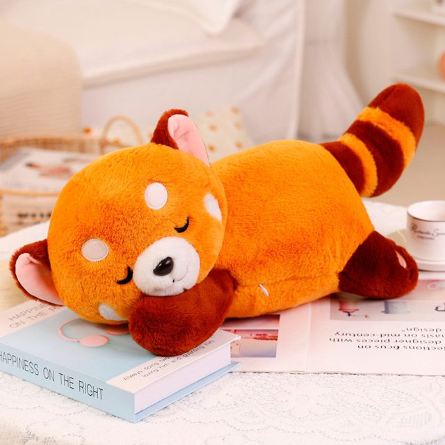 Sleepy Red Panda Cuddle Pillow Plush 35cm — photo 3
