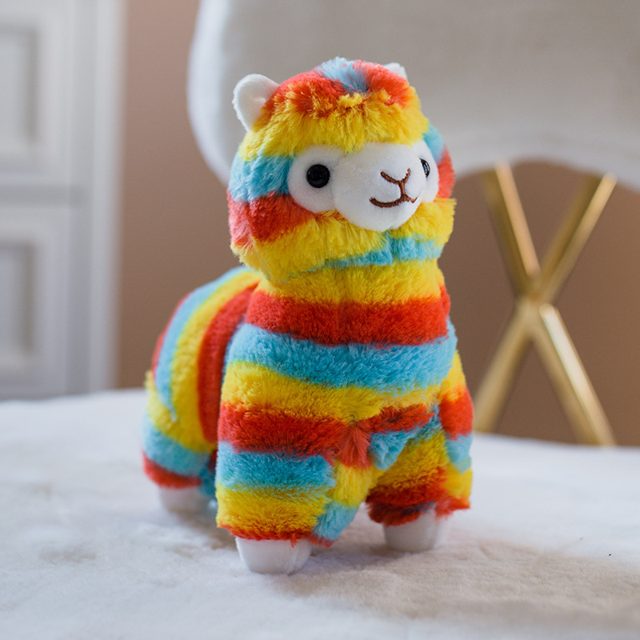 Pastel Rainbow Alpaca Plushie โ photo 3