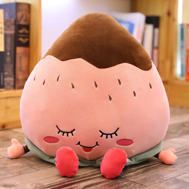 Sleepy Peach Plush With Rosy Cheeks โ photo 2