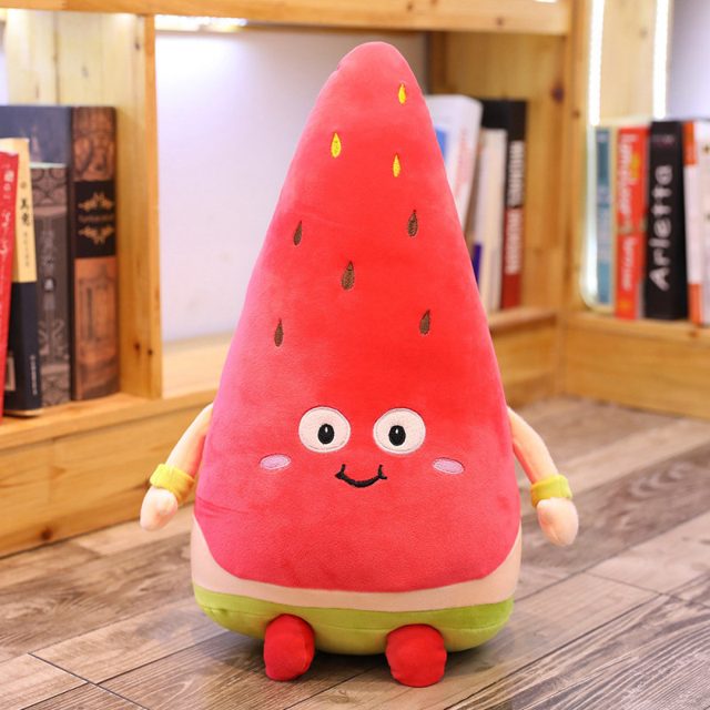 Smiley Watermelon Slice Plush
