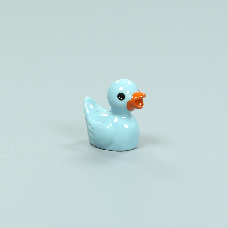 Resin Shrink Mini Little Duck Keychain