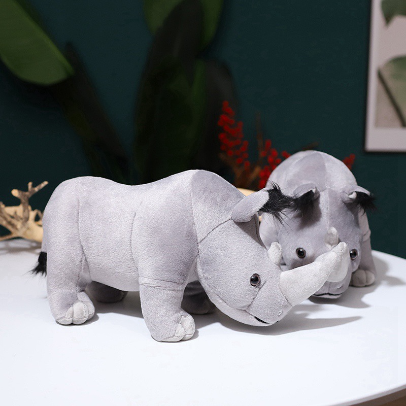 Mighty Grey Rhino Plushie — photo 3