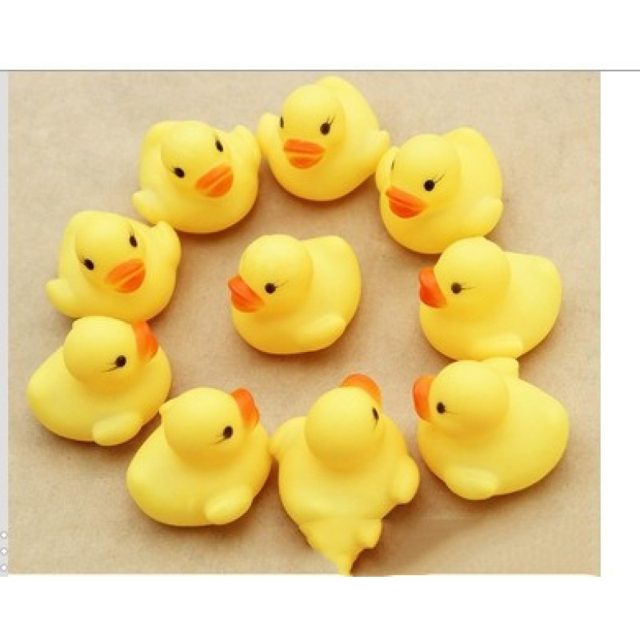 Tiny Rubber Duckies Squeak Pack