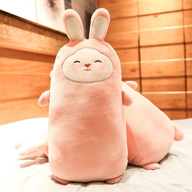 Smiley Bunny-Suit Bolster Plush — photo 2