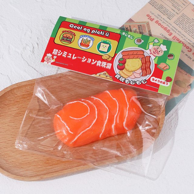 Salmon Sushi Slice Squishy
