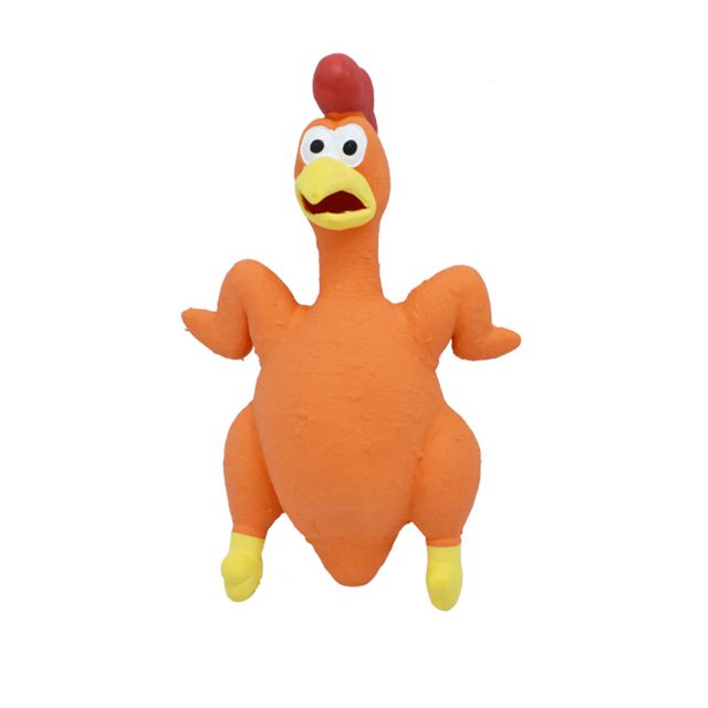 Screaming Rubber Chicken Squeak Toy — photo 2