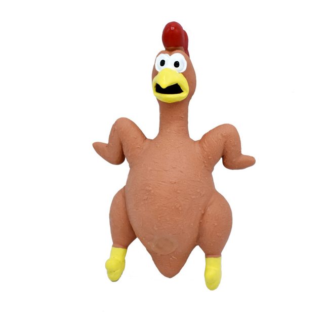 Screaming Rubber Chicken Squeak Toy — photo 3
