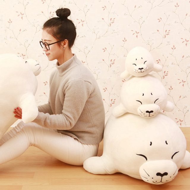 Chubby Seal Pillow Plush