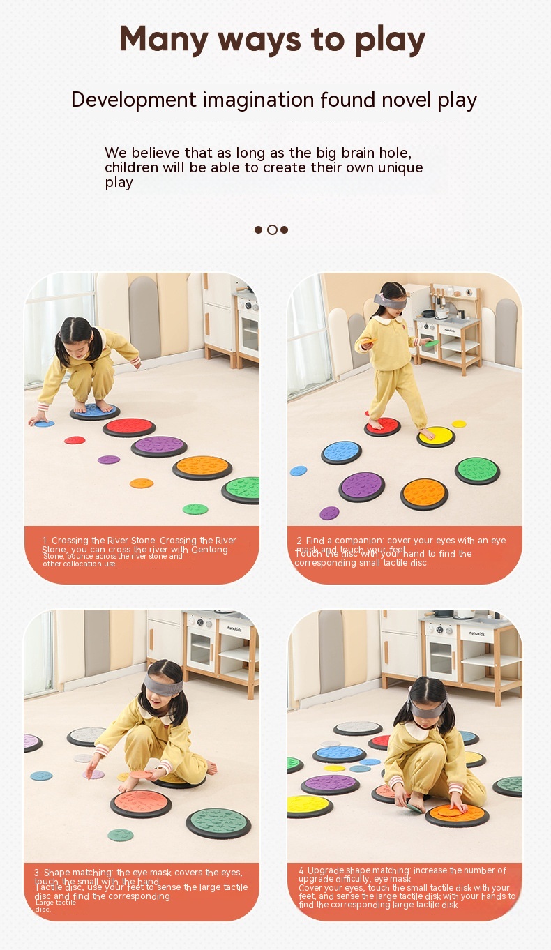 Sensory Tactile Disc Matching Kindergarten Toy โ photo 5