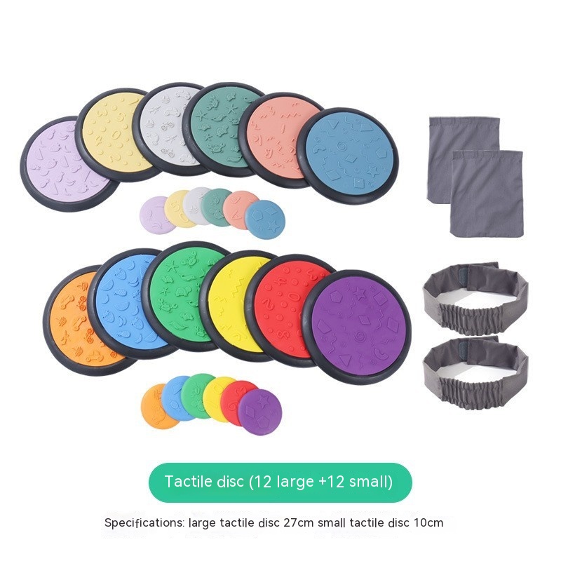 Sensory Tactile Disc Matching Kindergarten Toy