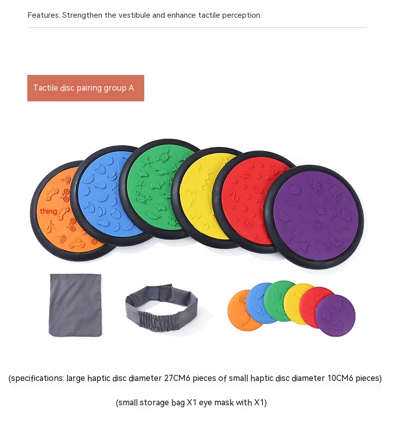 Sensory Tactile Disc Matching Kindergarten Toy โ photo 4