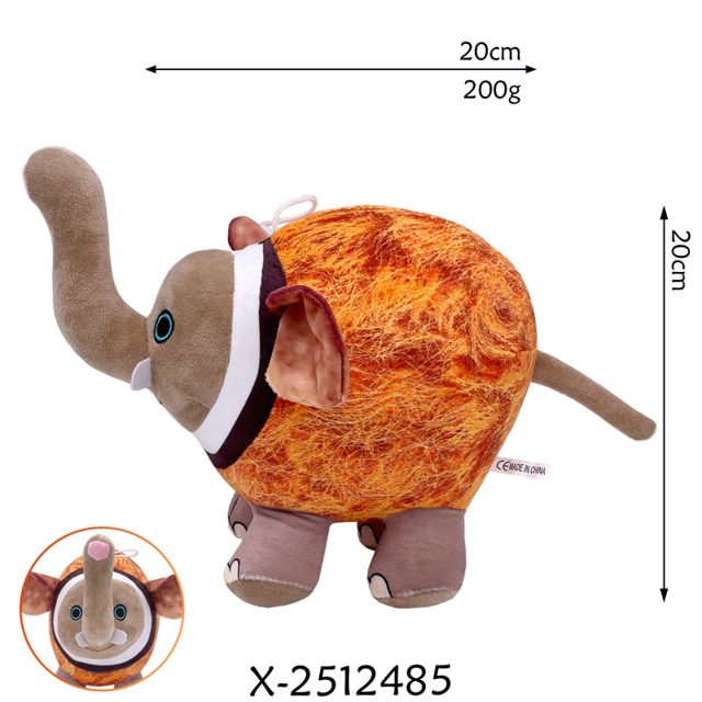 Coconut Elephant Novelty Plush