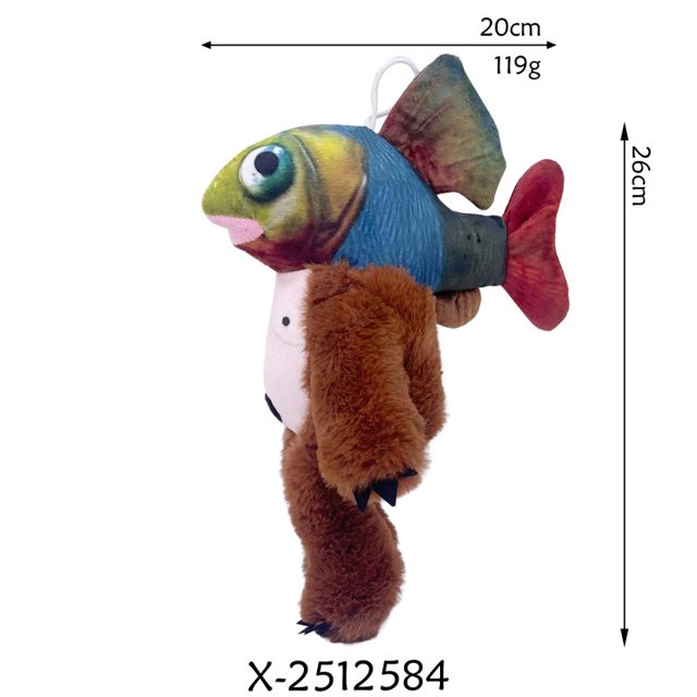 Fishfoot the Fish-on-Bear-Legs Plush