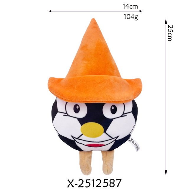 Witchy Whiskers the Soccer-Ball Cat Plush
