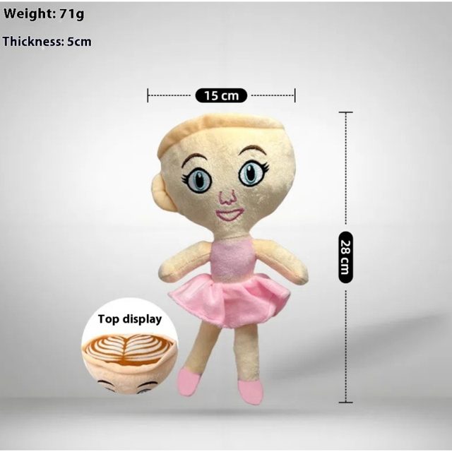 Latte Ballerina Doll Plush