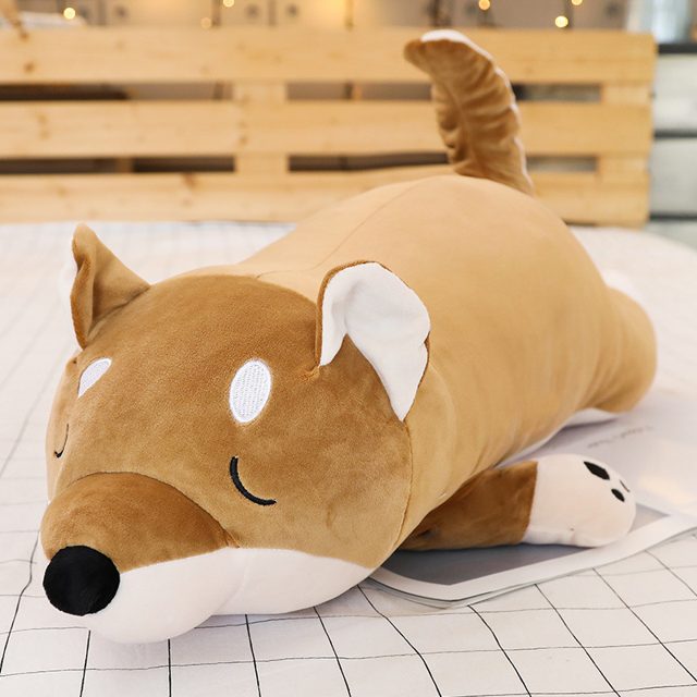 Sleepy Shiba Inu Cuddle Pillow