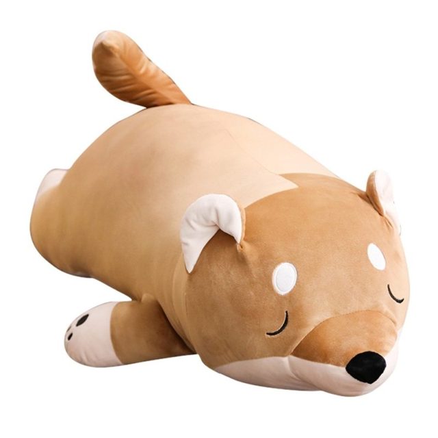 Sleepy Shiba Inu Loaf Pillow Plush