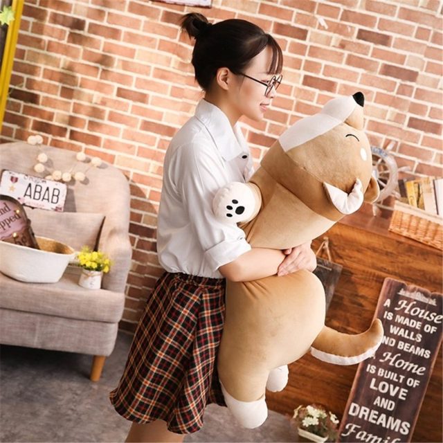 Sleepy Shiba Inu Loaf Pillow Plush — photo 3