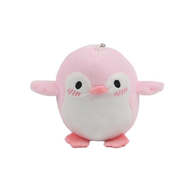Blushing Mini Penguin Keychain Plush