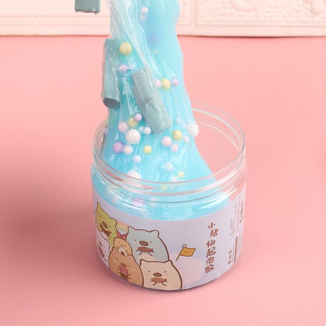 Cotton Candy Foam Bead Slime โ photo 3
