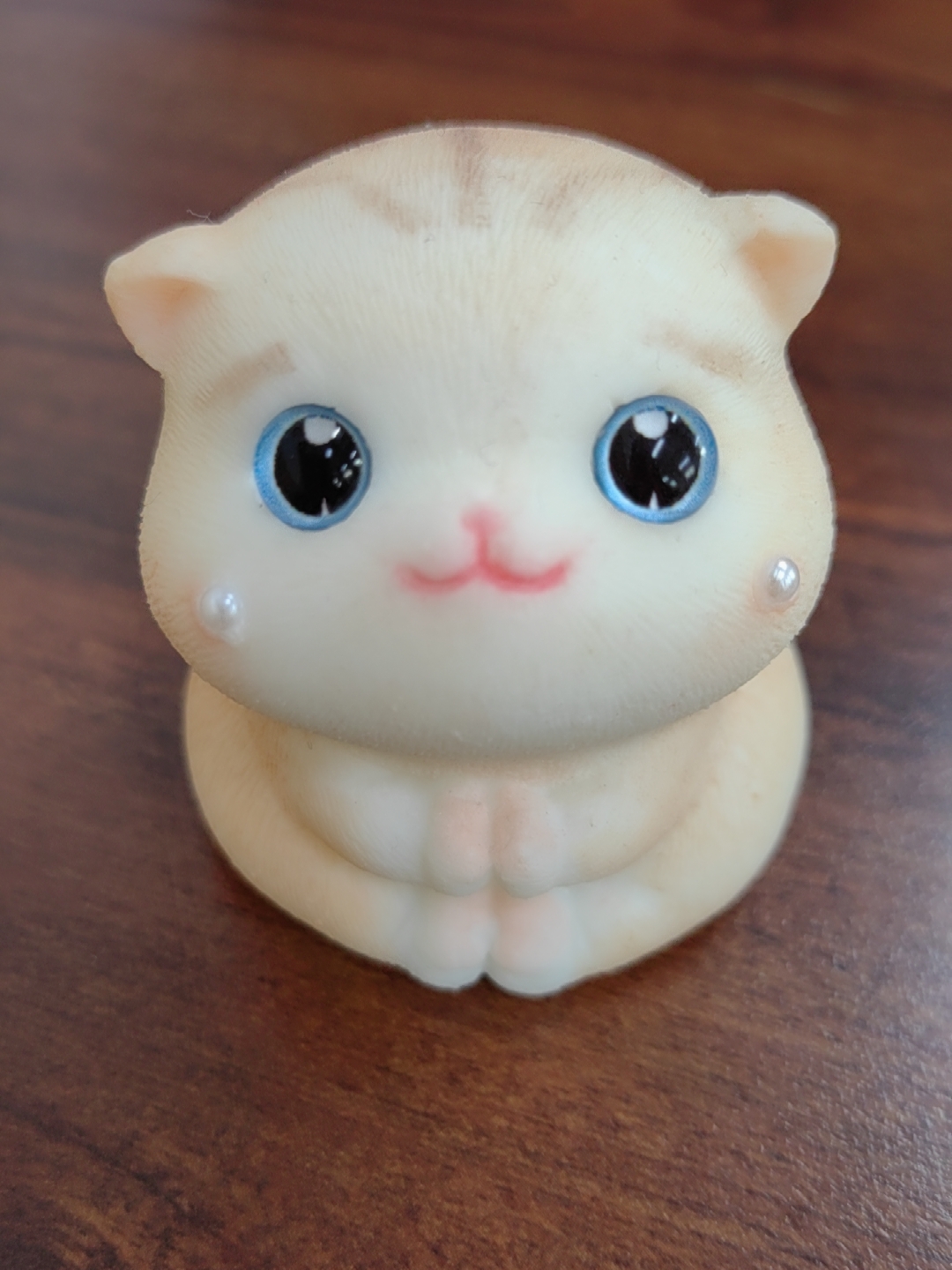 Teary-Eyed Fuzzy Kitten Squishy