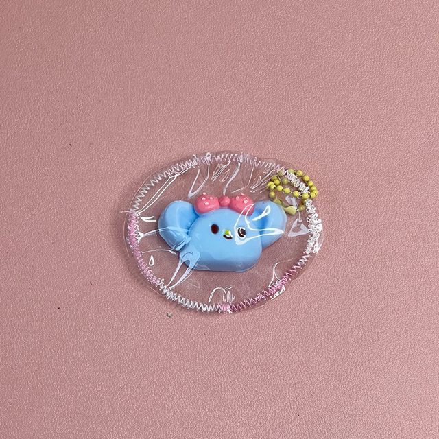 Bluebird With a Bow Squishy Charm