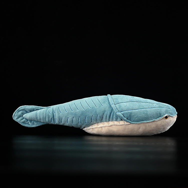 Realistic Blue Whale Plush
