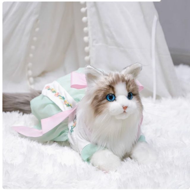 Green Hanfu Ragdoll Cat Plush