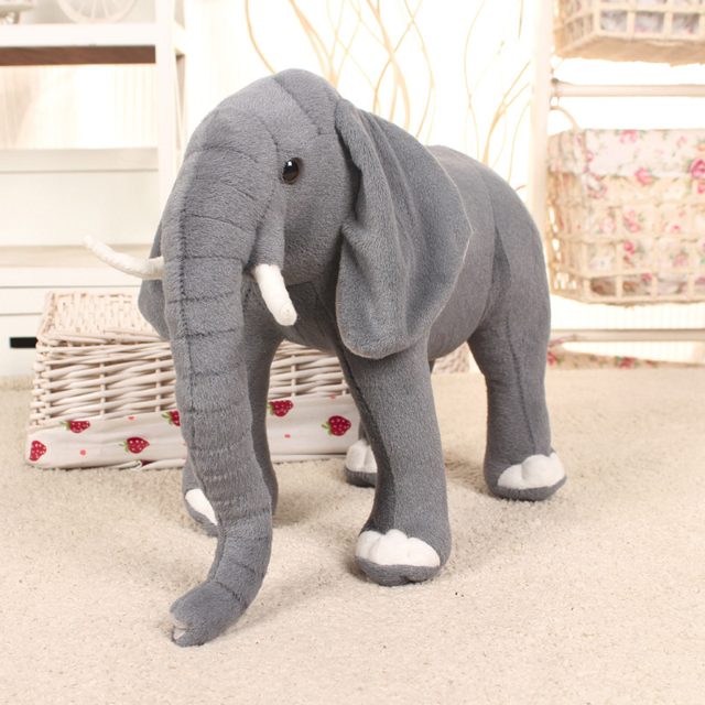 Big Grey Elephant Plushie โ photo 2