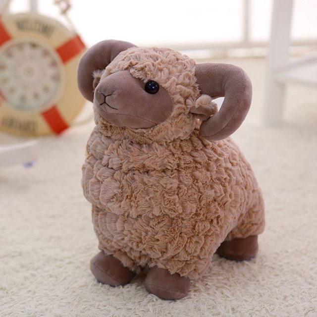 Curly Horn Baby Goat Plush โ photo 2