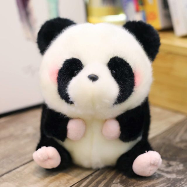Round Roly-Poly Panda Plush
