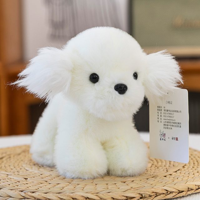 Powder-Puff Bichon Puppy Plush
