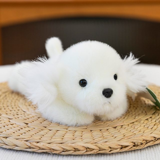 Sleepy Fluffball Puppy Plush