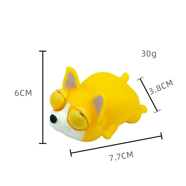 Pop-Eye Sleepy Corgi Squish Toy