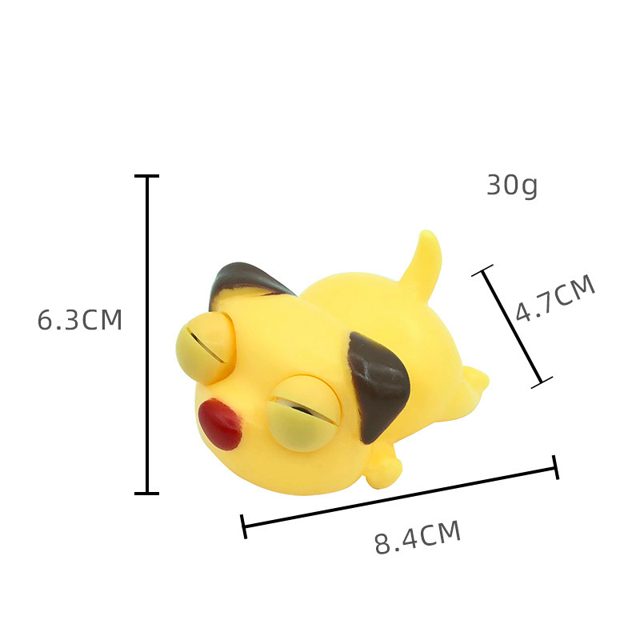 Pop-Eye Sleepy Pup Squishy (Sunny Yellow)