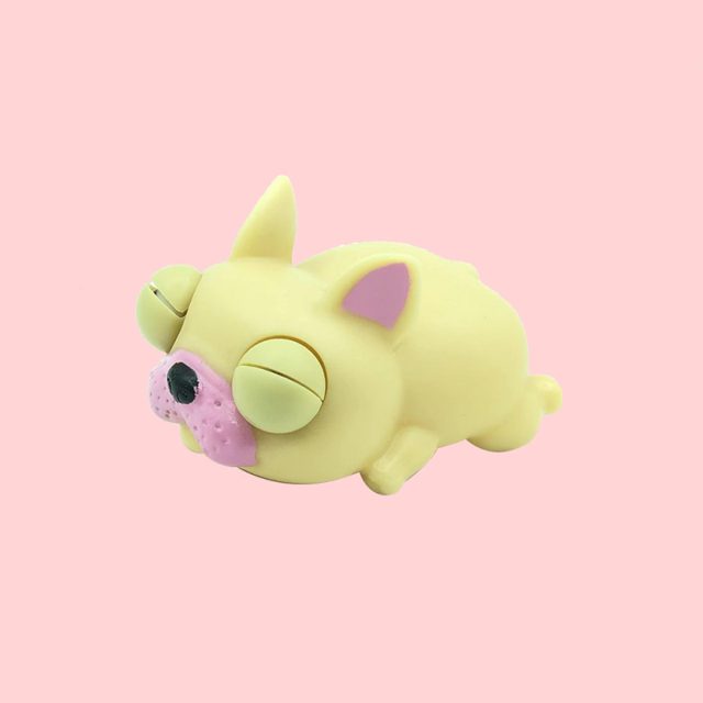 Pop-Eye Frenchie Squishy (Lemon Cream)