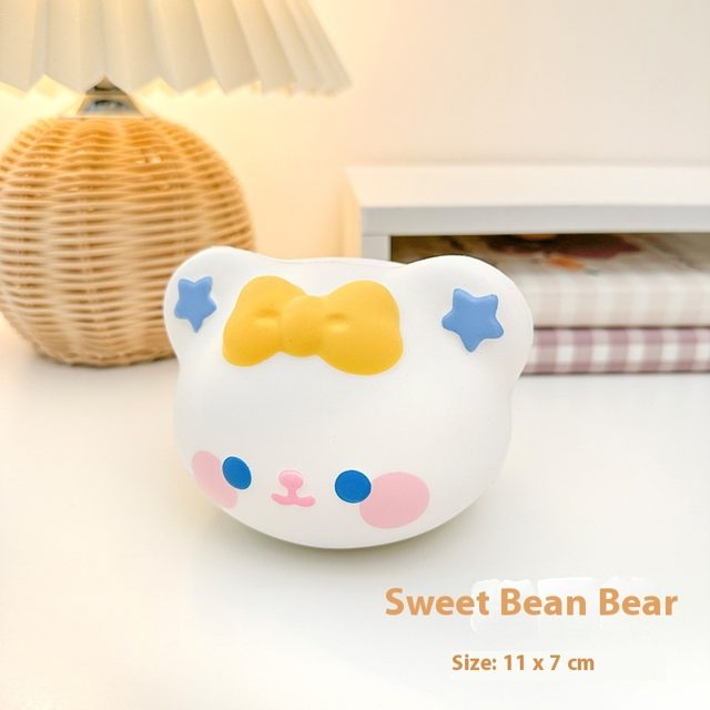 Sweet Bean Bear Bow Squishy