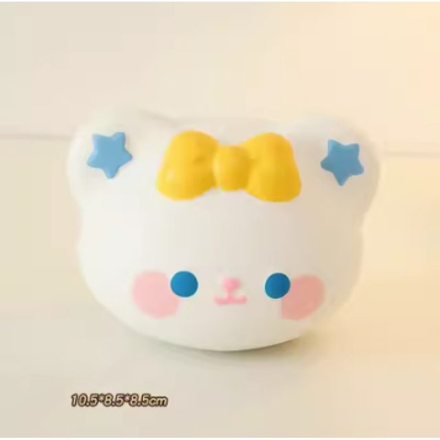 Starry Bow Kitty Squishy