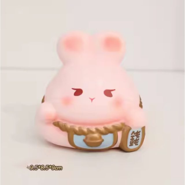 Grumpy Lucky Fortune Bunny Squishy