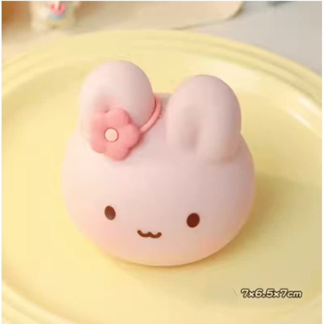 Pink Blossom Bunny Squishy