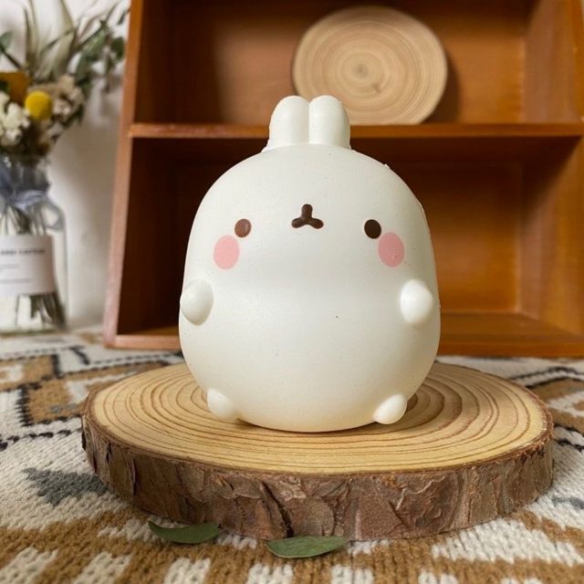 Pudgy White Bunny Squishy