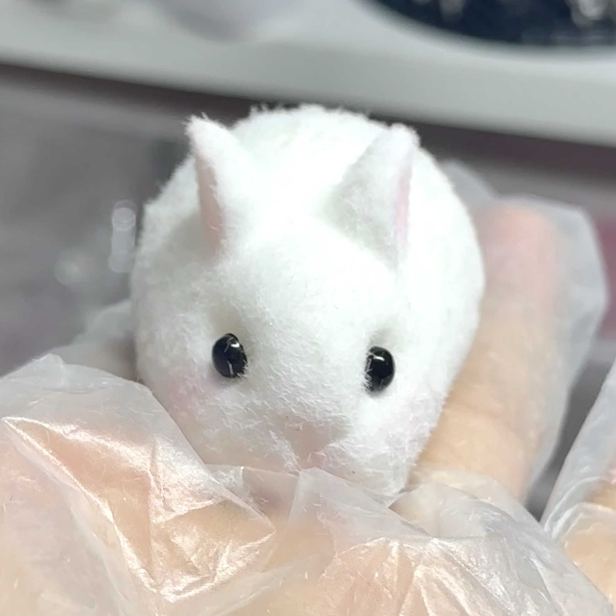 Fuzzy Flocked Bunny Plush — photo 2