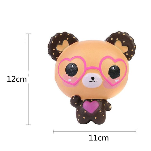 Donut-Ear Bear in Heart Glasses
