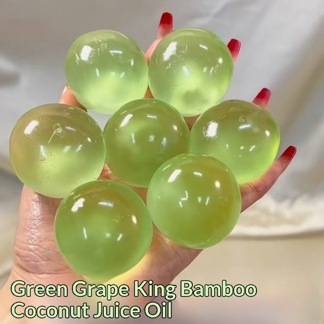 Green Grape Jelly Water Balls