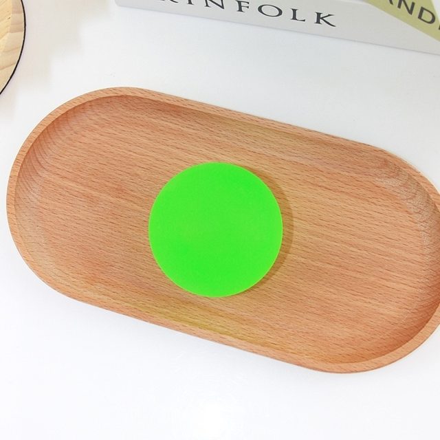 Neon Green Squishy Puck