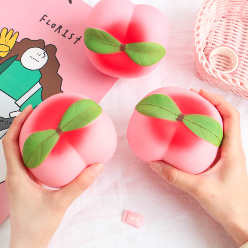 Slow-Rise Blushing Peach Squishy — photo 3