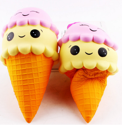 Double-Scoop Ice Cream Cone Squishy